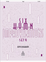 Six Hymn Improvisations Set 9 Organ sheet music cover Thumbnail